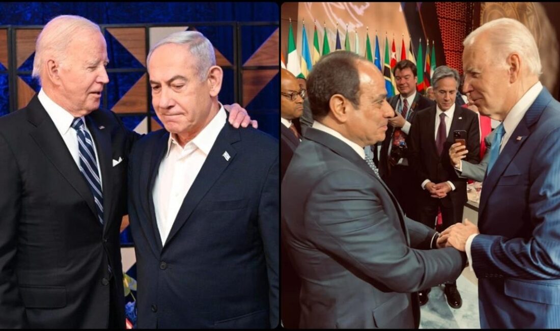 ABD Başkanı Joe Biden, İsrail Başbakanı Binyamin Netanyahu ve Mısır