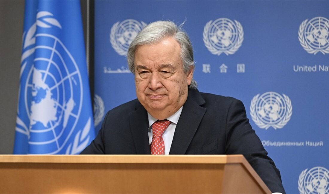 Birleşmiş Milletler (BM) Genel Sekreteri Antonio Guterres, dünyanın iklim çöküşünü