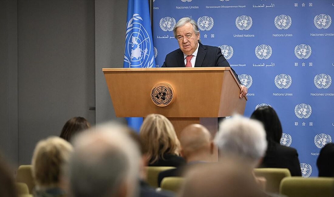 Birleşmiş Milletler (BM) Genel Sekreteri Antonio Guterres, Gazze'de somut adım