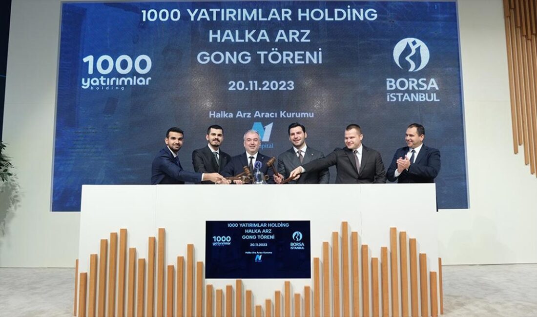 1000 Yatırımlar Holding AŞ, yaklaşık 3 milyon yatırımcıya ulaşan başarılı
