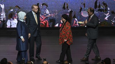 Cumhurbaşkanı Erdoğan, Batman'ın Kozluk ilçesinde 2017'de teröristlerin saldırısı sonucu 22