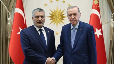 Cumhurbaşkanı Recep Tayyip Erdoğan, Libya Devlet Yüksek Konseyi Başkanı Muhammed