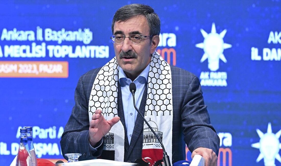 Cumhurbaşkanı Yardımcısı Cevdet Yılmaz, Gazze'de 30 gündür insanlık ve savaş