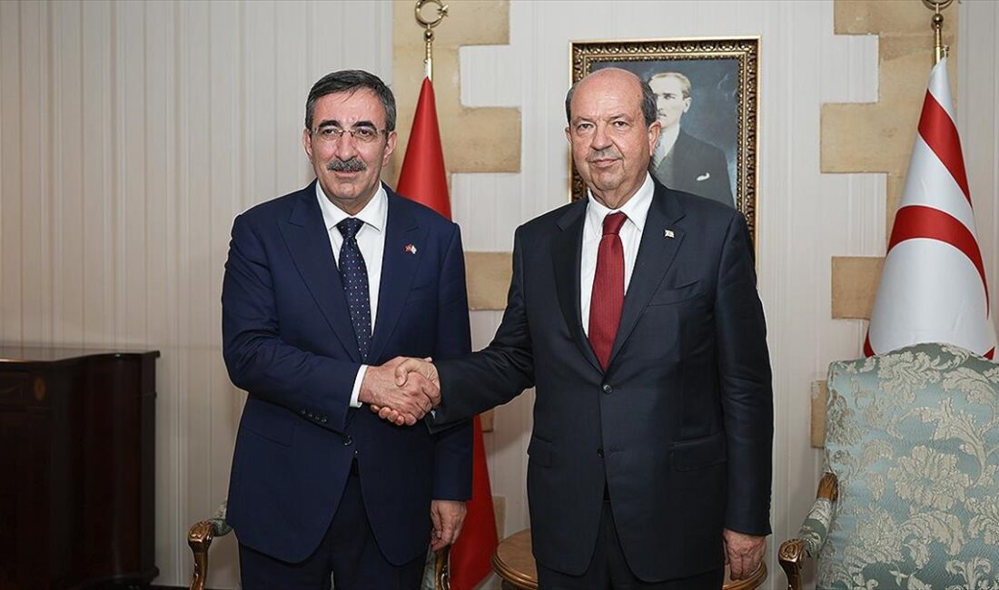 KKTC Cumhurbaşkanı Tatar ile görüşen Cumhurbaşkanı Yardımcısı Yılmaz, "KKTC'nin tanınması,