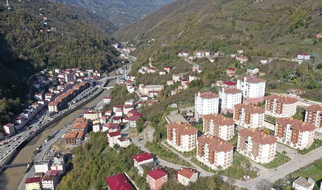 Giresun'da 22 Ağustos 2020'de yaşanan sel felaketinin ardından yeniden inşa