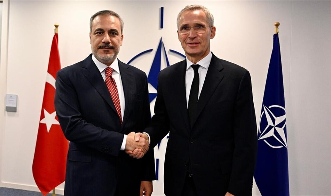 Dışişleri Bakanı Hakan Fidan, NATO Genel Sekreteri Jens Stoltenberg ile