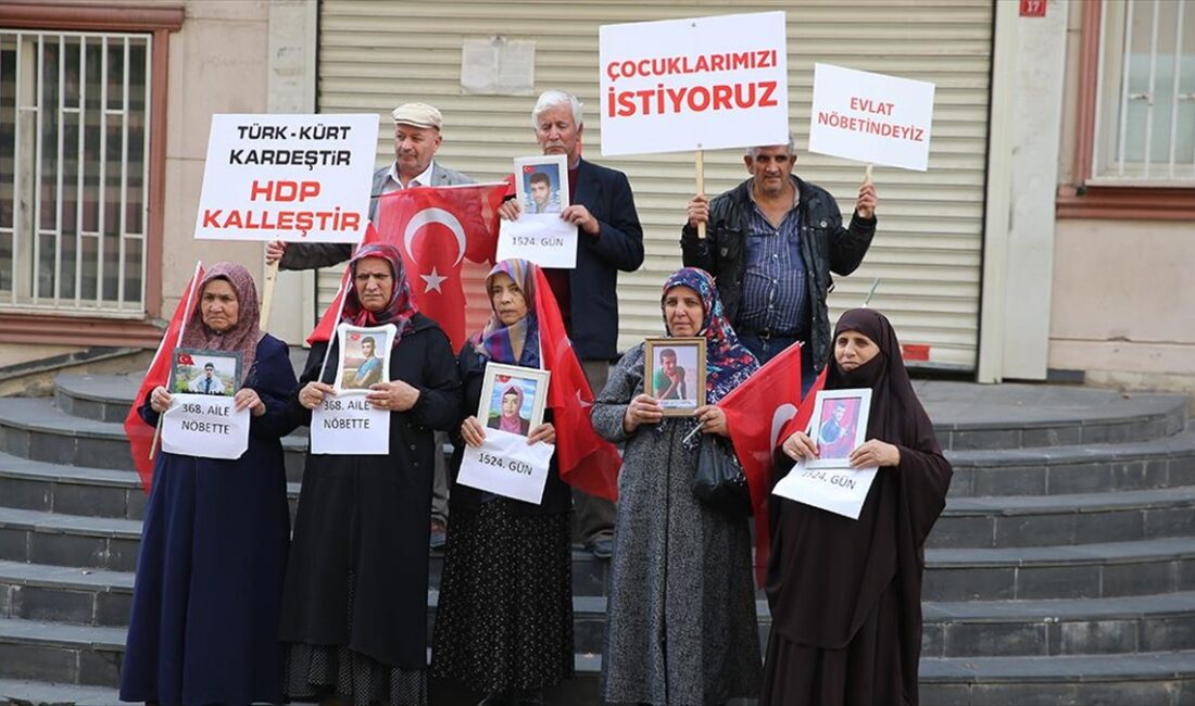 Diyarbakır'da annelerin dağa kaçırılan çocukları için HDP İl Başkanlığı binası