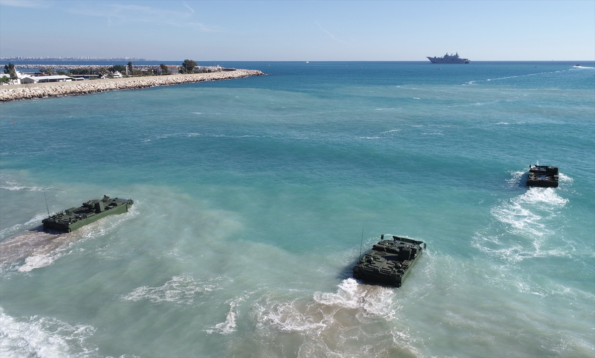 ANTALYA (AA) – Deniz Kuvvetleri Komutanlığı sevk ve idaresinde düzenlenen