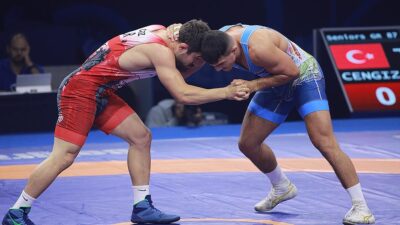 Dünya Güreş Şampiyonası'nda grekoromen stil 87 kilonun finalinde milli sporcu