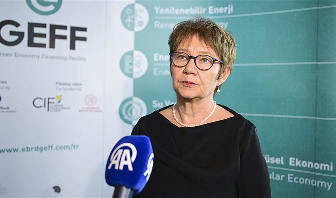 Avrupa İmar ve Kalkınma Bankası (EBRD) Başkanı Odile Renaud-Basso, bankanın