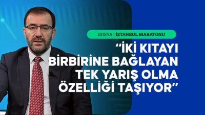 Türkiye Atletizm Federasyonu Başkanı Fatih Çintimar, İstanbul Maratonu gibi organizasyonlar