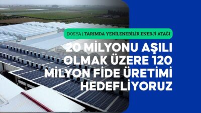 MERSIN (AA) – Anadolu Ajansının (AA), tarımda yenilenebilir enerji kullanımının