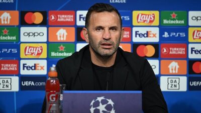 Galatasaray Teknik Direktörü Okan Buruk, Şampiyonlar Ligin'de Bayern Münih karşılaşmasından