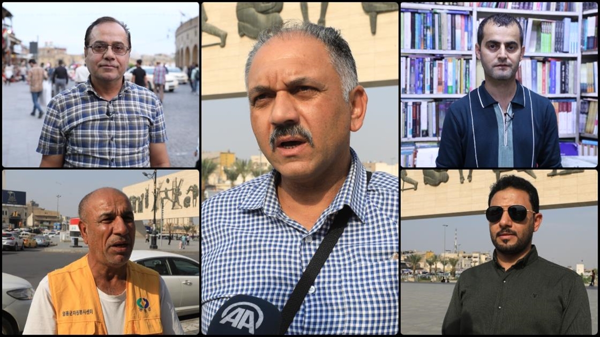 Iraklılar, İsrail'in abluka altındaki Gazze Şeridi'nde "soykırım" yaptığını belirterek uluslararası