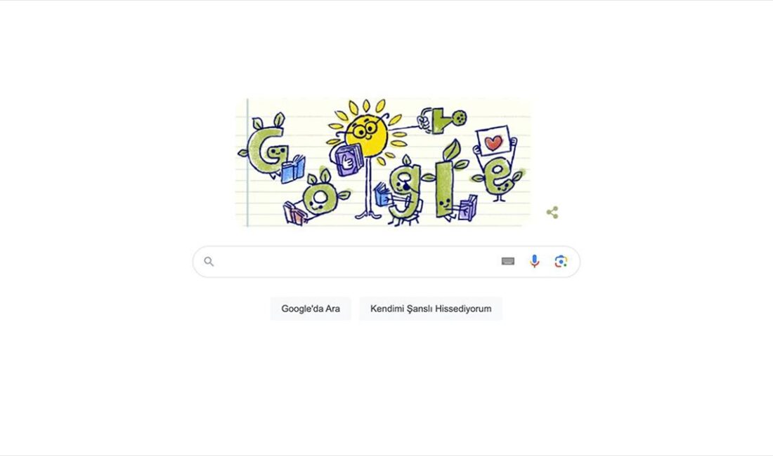 Google'dan Öğretmenler Günü'ne özel “doodle” Google, ana sayfasında bugüne özel hazırladığı "doodle" ile Öğretmenler Günü'nü