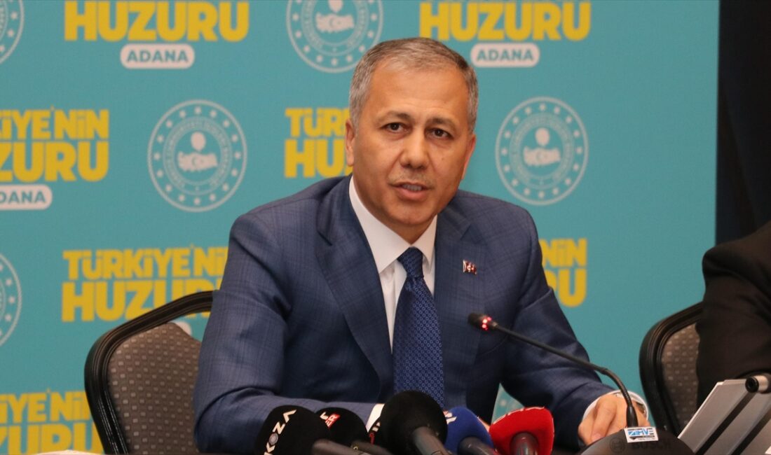 ADANA (AA) – Bakan Yerlikaya, bir otelde basına kapalı düzenlenen