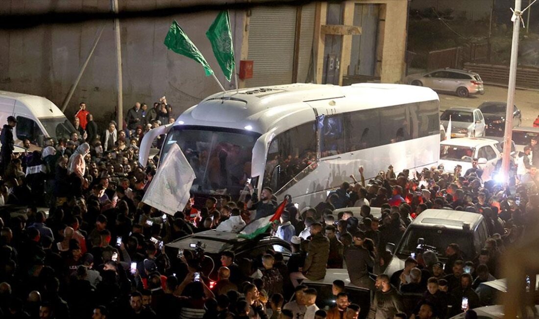 İsrail ile Hamas arasında varılan esir takası mutabakatı kapsamında bugün