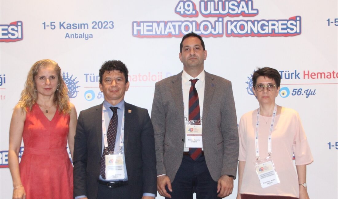 ANTALYA (AA) – Türk Hematoloji Derneği Genel Sekreteri Prof. Dr.