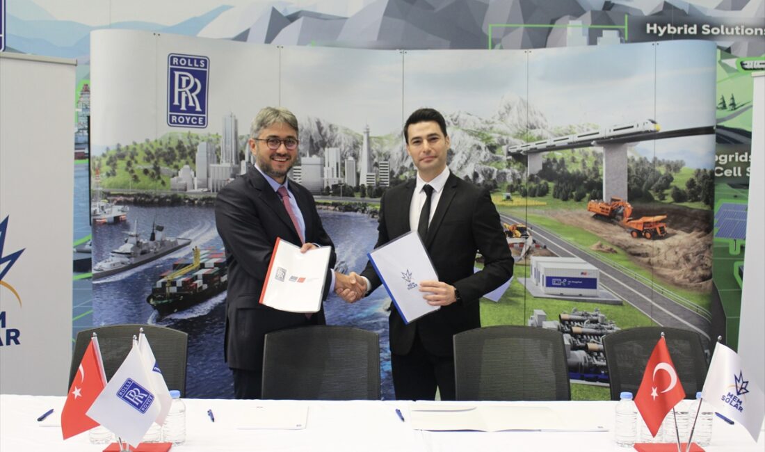 ANKARA (AA) – MEM Solar ile Rolls Royce arasında enerji