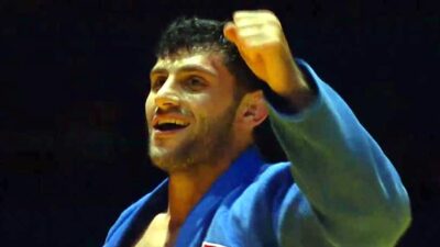 Milli judocu Vedat Albayrak, Fransa'da düzenlenen Büyükler Avrupa Şampiyonası'nda altın