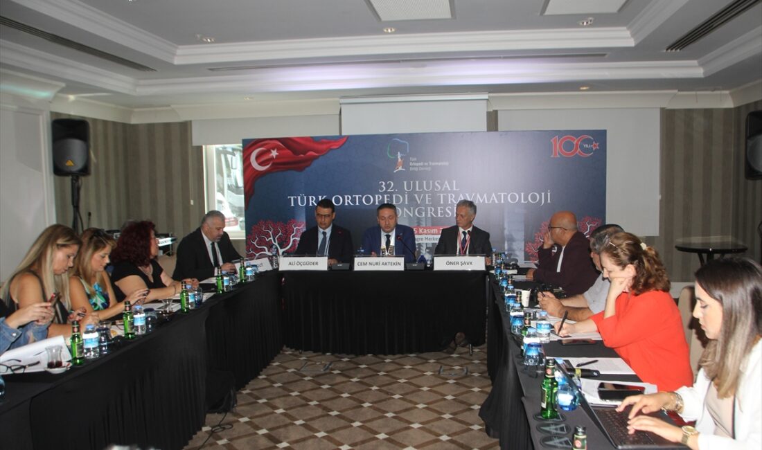 ANTALYA (AA) – 32. Ulusal Türk Ortopedi ve Travmatoloji Kongresi
