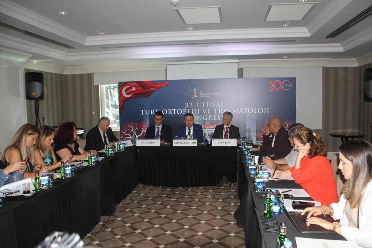 ANTALYA (AA) – 32. Ulusal Türk Ortopedi ve Travmatoloji Kongresi