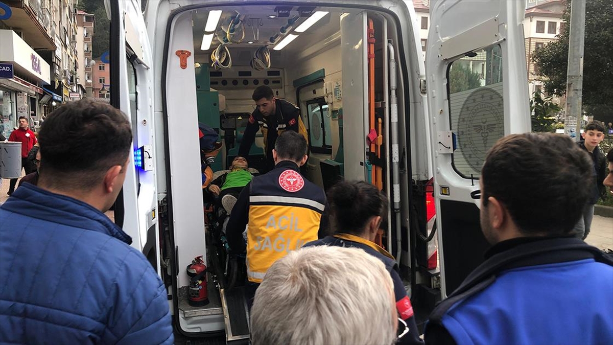 Rize'nin Pazar ilçesinde sahipsiz köpeklerin bir çocuğu kovalaması ve saldırması