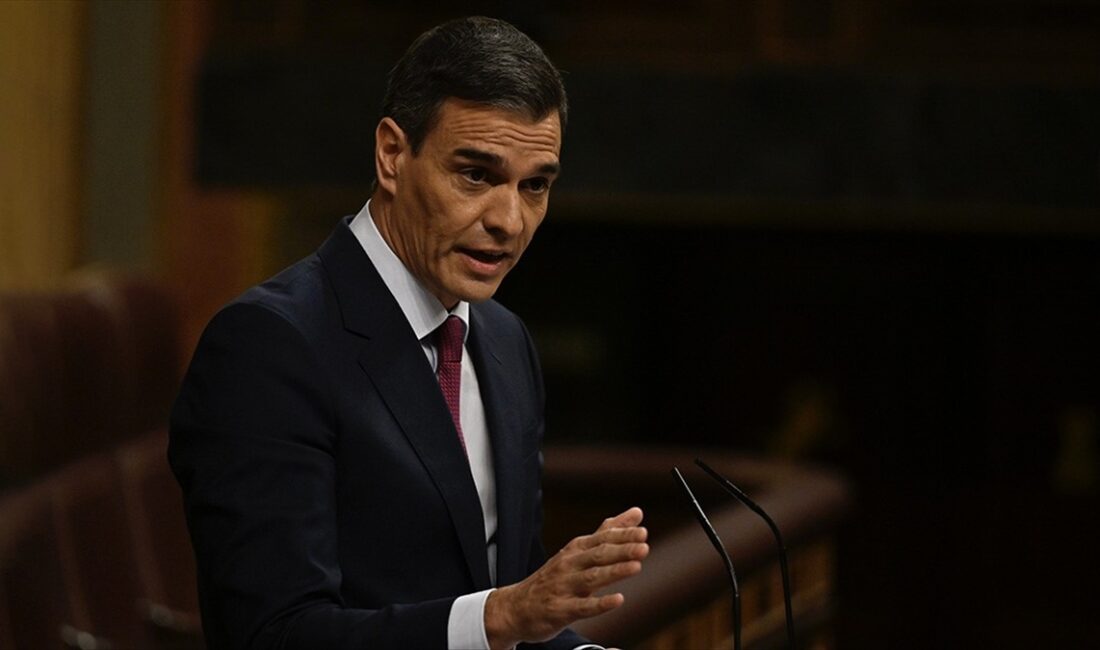 İspanya Başbakanı Pedro Sanchez'in, Belçika Başbakanı Alexander De Croo ile