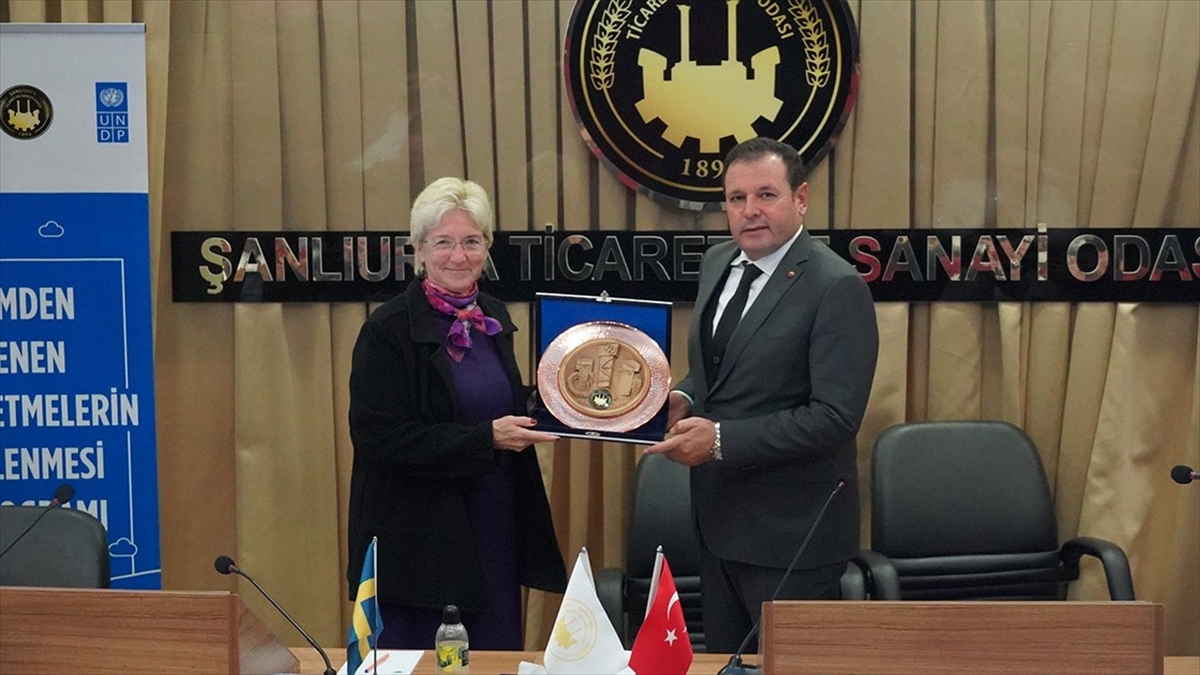 Şanlıurfa'da, Birleşmiş Milletler Kalkınma Programı (UNDP) tarafından yürütülen "Depremden Etkilenen