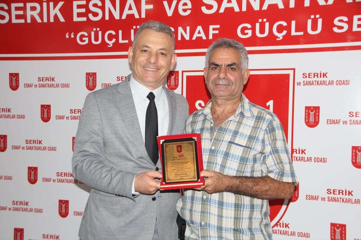 ANTALYA (AA) – Serik Esnaf ve Sanatkarlar Odası Başkanlığı, Serik’te