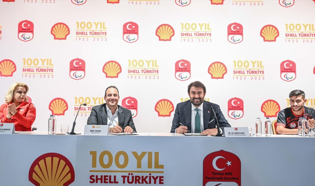 Shell ile Türkiye Milli Paralimpik Komitesi (TMPK) arasında sponsorluk anlaşması