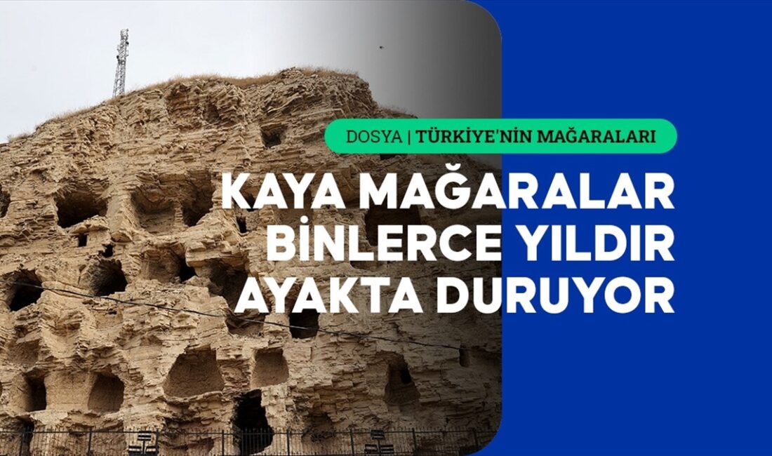 Sivas'ın Gürün ve Zara ilçelerinde apartman görünümlü kaya mağaralar binlerce
