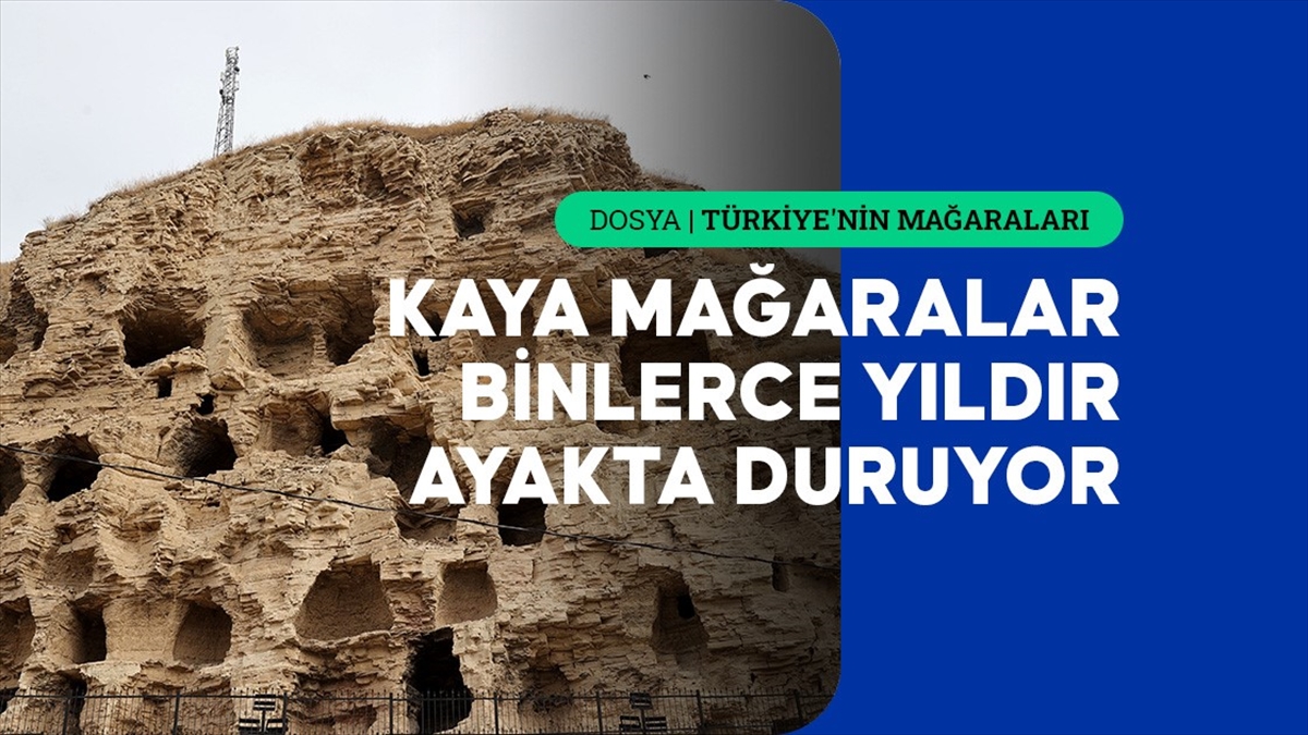 Sivas'ın Gürün ve Zara ilçelerinde apartman görünümlü kaya mağaralar binlerce