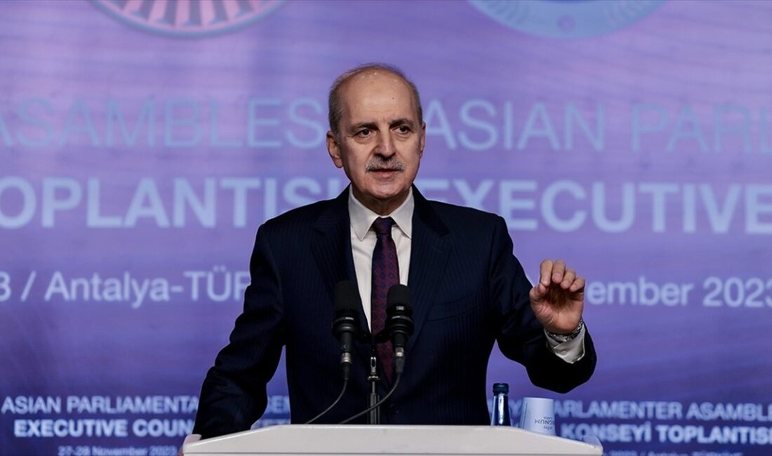 Türkiye Büyük Millet Meclisi (TBMM) Başkanı Numan Kurtulmuş, "Ne yazık