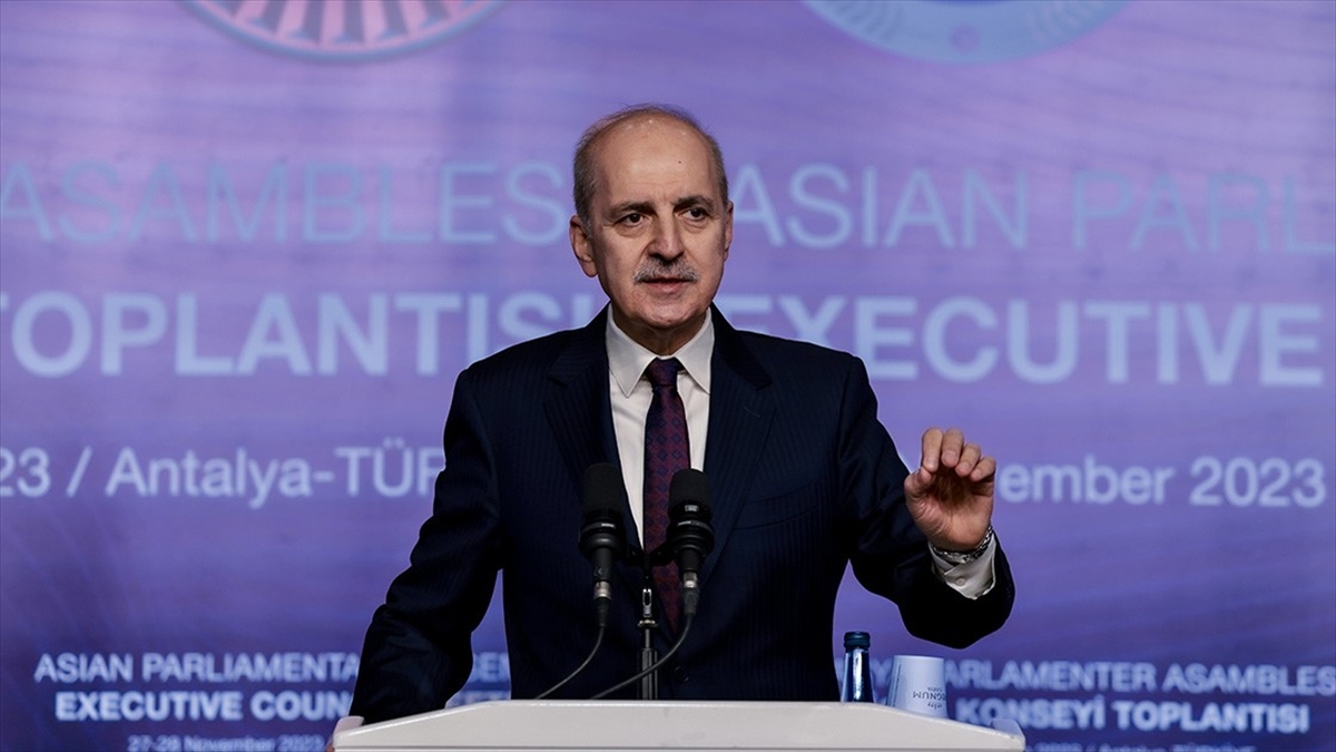 Türkiye Büyük Millet Meclisi (TBMM) Başkanı Numan Kurtulmuş, "Ne yazık