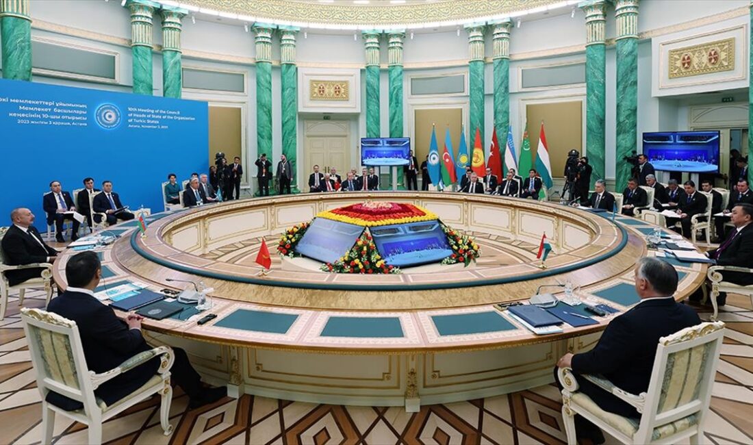 Türk Devletleri Teşkilatı (TDT) Devlet Başkanları Konseyi 10. Zirvesi'nin Astana