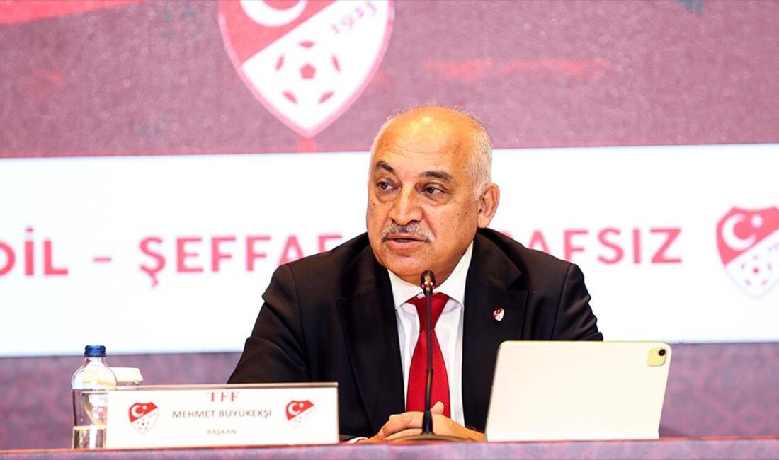 Türkiye Futbol Federasyonu (TFF) Başkanı Büyükekşi, Türk futbolunun değerini aşağı