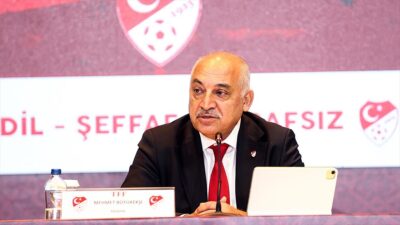 Türkiye Futbol Federasyonu (TFF) Başkanı Büyükekşi, Türk futbolunun değerini aşağı