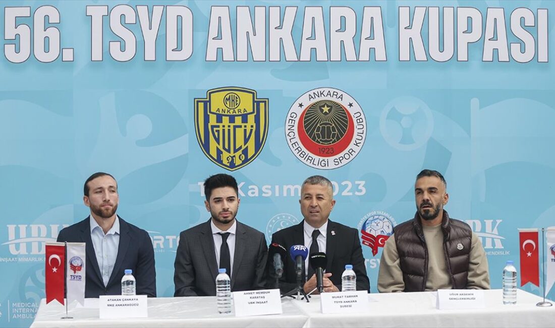 MKE Ankaragücü ile Gençlerbirliği arasında 18 Kasım Cumartesi günü oynanacak
