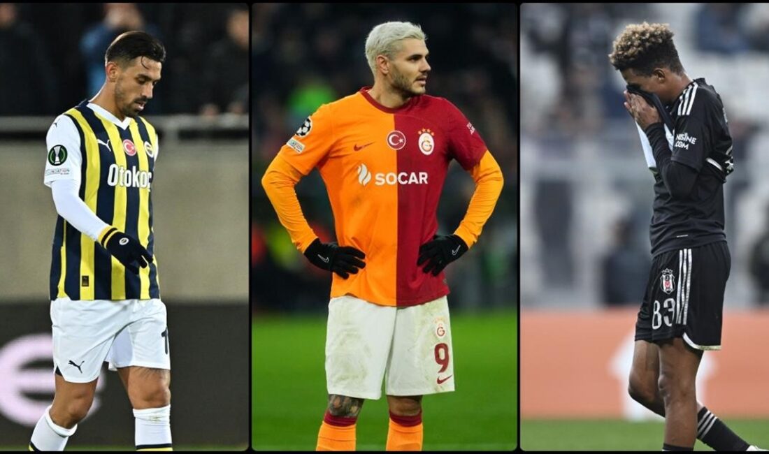 Türk futbol takımları Avrupa'da bu sezon ilk kez haftayı puansız