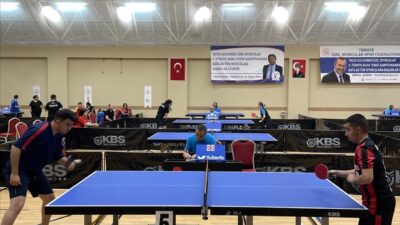 ANTALYA (AA) – Yavuz Kocaömer Özel Sporcular 5. Türkiye Masa