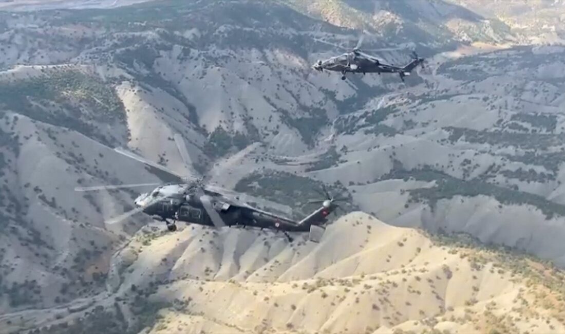 İçişleri Bakanı Ali Yerlikaya, Kahramanlar-28 operasyonunda, biri yeşil, biri gri