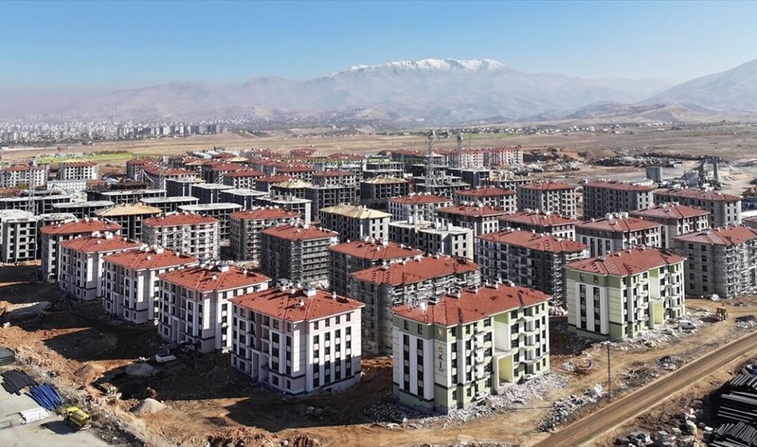 Malatya'nın merkez Yeşilyurt ilçesi İkizce Mahallesi'nde yapımı süren 3. etaptaki