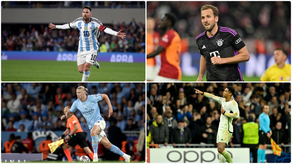 Inter Miamili Lionel Messi, Manchester Cityli Erling Haaland, Real Madridli