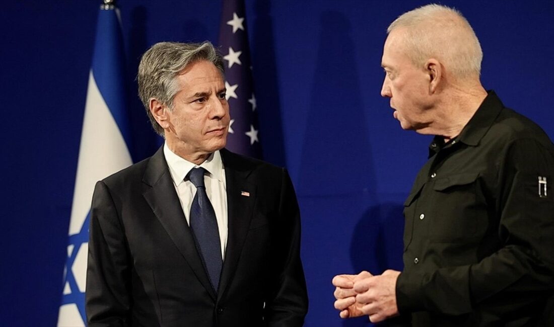 ABD Dışişleri Bakanı Antony Blinken, İsrail Savunma Bakanı Yaov Gallant