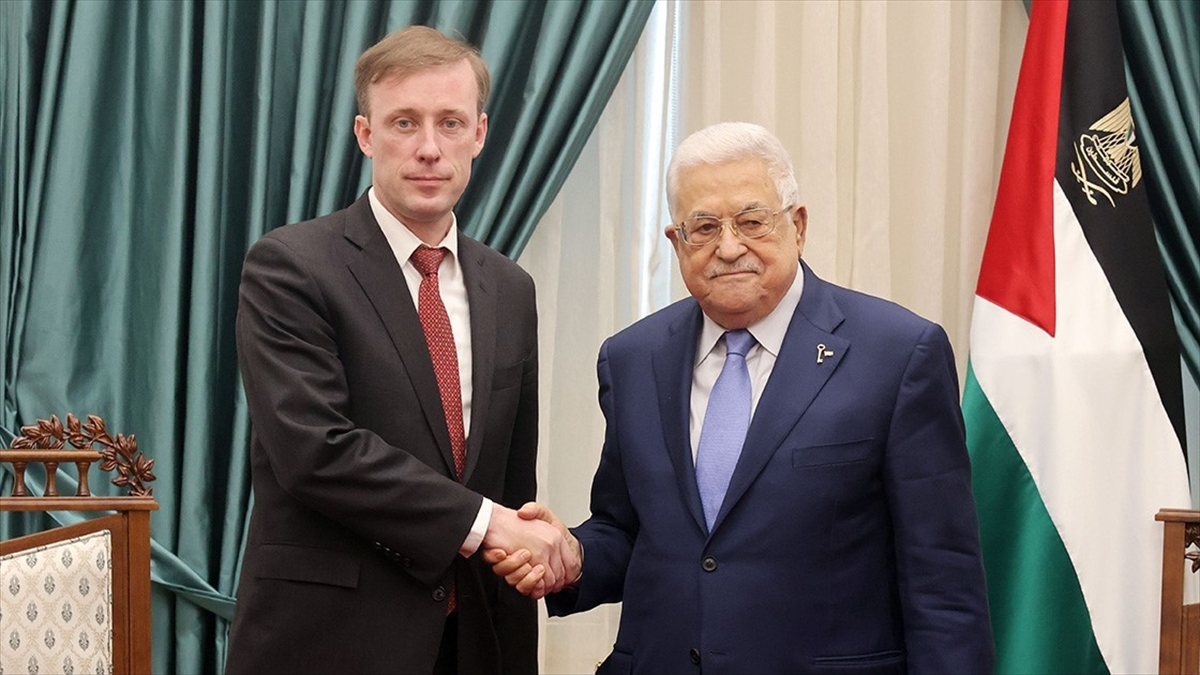 ABD Ulusal Güvenlik Danışmanı Jake Sullivan, Filistin Devlet Başkanı Mahmud