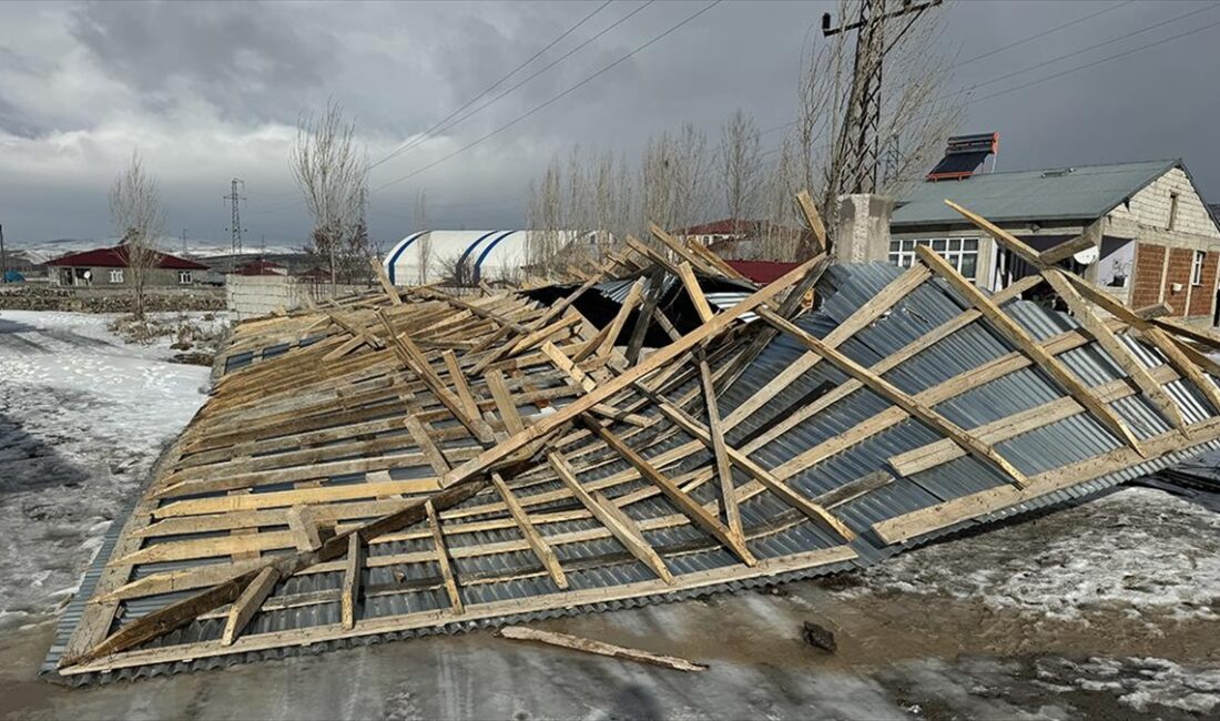 Ağrı'nın Taşlıçay ilçesinde etkili olan ve zaman zaman şiddetini arttıran