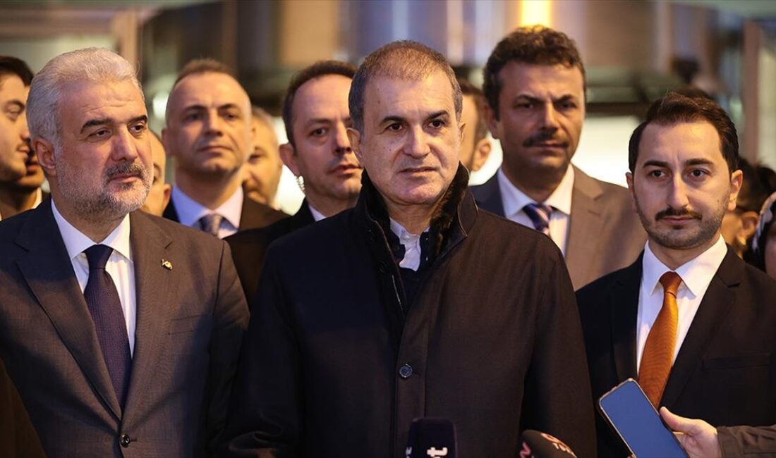 AK Parti Genel Başkan Yardımcısı ve Parti Sözcüsü Ömer Çelik,