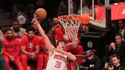 Amerikan Basketbol Ligi'nde (NBA) Houston Rockets, konuk ettiği San Antonio