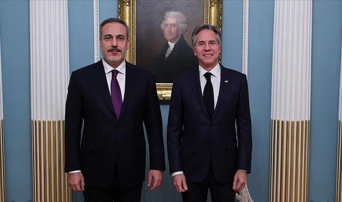 Dışişleri Bakanı Hakan Fidan, ABD Dışişleri Bakanı Antony Blinken'la F-16